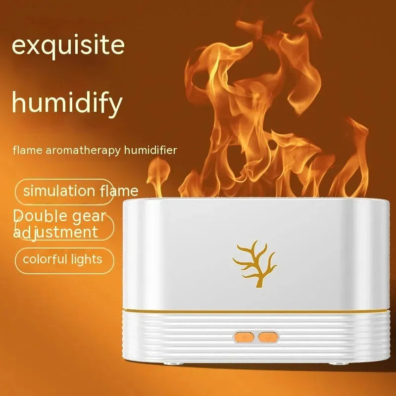 Flame Humidifier USB Smart Timing LED Electric Aroma Diffuser - Bellarte Enchanté Flame Humidifier USB Smart Timing LED Electric Aroma Diffuser